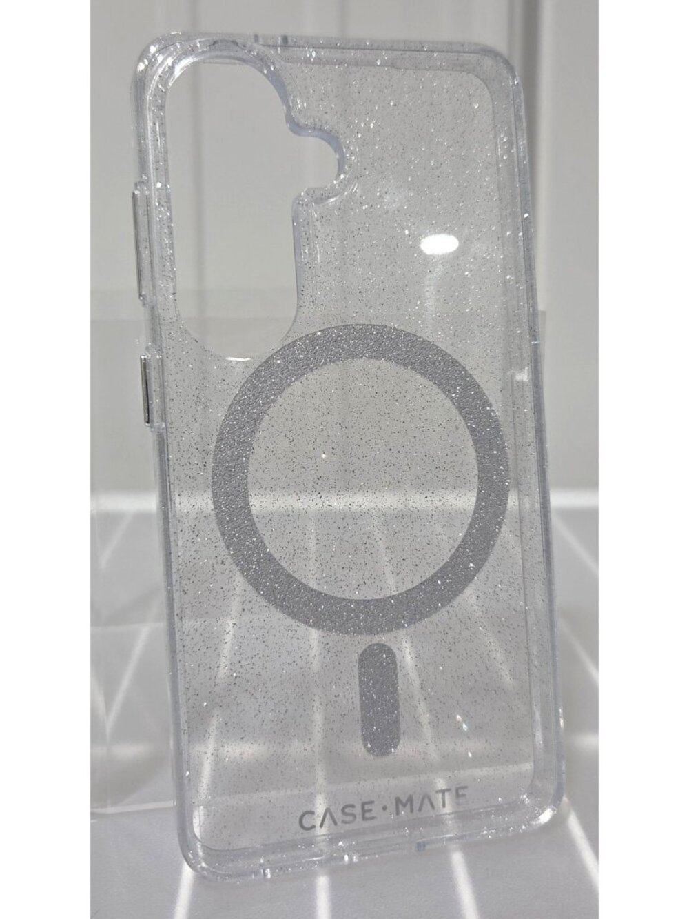 Case-Mate Samsung Galaxy S26 Twinkle Twilight Silver & Clear Magnetic Phone Case